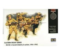 Masterbox MAS3523 Maquette 1:35 - Série Front de l'Est Kit 2 Infanterie soviétique - Glow2B