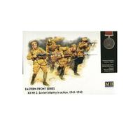 Infanterie Russe Été 1941, Front De L'est (4 Figurines) - Master Box Mb3523