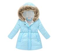 Infantile Bébé Garçons Filles Vêtements ourson cartoon avec fermeture éclair Cardigan Pull vêtements d'extérieur Paquetable et Résistante à L’Eau Doudoune Épaisse à Capuche Bébé