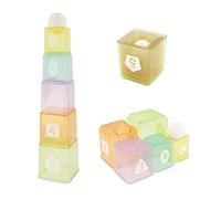 INFANTINO 215206-01 Cups & Balls Set Jouets d'activité, Multicolore, M