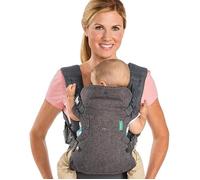 Infantino Flip Advanced Porte-Bébé 4-en-1 - Porte-Bébé Ergonomique avec 4 Positions de Portage - Pour Nourrissons et Tout-Petits