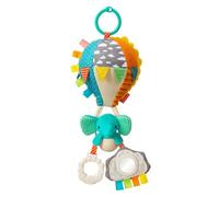 INFANTINO Go Gaga Montgolfière Multi-activités, Jouet éveil sensoriel, Anneau de Dentition, Miroir, grelot, Clip Landau et Poussette, dès la Naissance