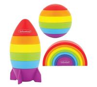 Infantino Imagination Stackers - Ensemble De Jeu Arc-En-Ciel - Empileu