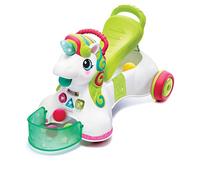 Infantino - Licorne évolutive 3 en 1 - Jouet d'acitivté : Musique, Balles, Lumières - Porteur - Trotteur - 3 modes de Son et Lumières - Jouet d'éveil - Multicolor - Cadeau Bebe de 6 à 36 Mois