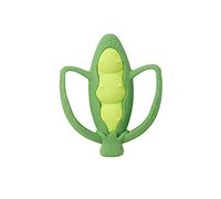 Infantino Lil’ Nibbles Anneau de Dentition en Silicone Texturé, Jouet de Dentition pour Bébé sans BPA, Doux, Facile à Saisir, Stimulation Sensorielle pour Nourrissons, Pois