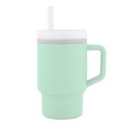 Infantino Ma Première Tasse - Adorable Tasse 255ml avec Paille Antifuite et Poignée Adaptée aux Tout-Petits, Favorise l'Hydratation, Facile à Nettoyer, Menthe Fraîche
