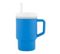 INFANTINO Ma Première Tasse - Adorable Tasse 255ml avec Paille Antifuite et Poignée Adaptée aux Tout-Petits, Favorise l'Hydratation, Facile à Nettoyer, Bleu Océan