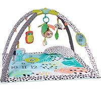Infantino Milestones & Memories Twist and Fold Gym - Tapis de jeu 4 en 1 Collapsible Stimulating, avec 4 modes et 4 jouets sensoriels supplémentaires pour enfants et enfants