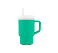 INFANTINO Ma Première Tasse - Adorable Tasse 255ml avec Paille Antifuite et Poignée Adaptée aux Tout-Petits, Favorise l'Hydratation, Facile à Nettoyer, Alpine