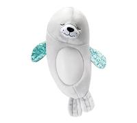 Infantino - Peluche Veilleuse Phoque pour Bébé - Peluche Sensorielle - Douce Lumère - Veilleuse Amovible - 8 Berceuses et 5 Sons de la Nature - Relaxante - Doux - Facile à Nettoyer et à Fixer - 0m+
