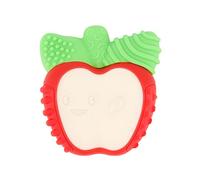 INFANTINO Petite pomme à mordiller vibrante, avec une texture en silicone souple, soulage les gencives de bébé lors de la poussée dentaire 216638-01