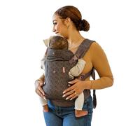 Infantino Porte-bébé 4-en-1 Flip, Porte Bebe Ergonomique et Convertible, 4 Modes de Portage, Confortable, Sangles Ajustables Rembourrées pour les bébés de 3,6 à 14,5 kg, Léopard