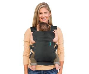 Infantino Porte-bébé Flip Convertible 4-en-1 Light & Airy, Assise Ergonomique, Ajustable, Mode De Portage Face Au Monde Et Face à Soi pour Nouveaux Nés et Bébés de 3,6 à 14,5 kg, Noir