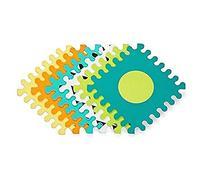 INFANTINO 216056 Soft Eva Foam Puzzle Mat-Suitable from Birth-Easy to Clean, Multicolored