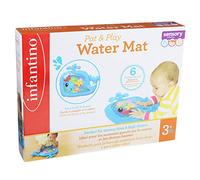 Infantino Tapis de jeu pour enfant à partir de 3 mois sur le ventre, chaise haute Bleu