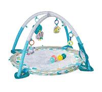 Infantino Jumbo Activity Gym & Ball Pit Transformable 3-in-1 Playmat, Sensory-Stimulating, for Infants and Toddlers with 20 Balls for Ultimate Fun, Multicoloured