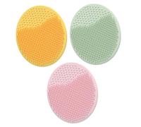 infantScalp Brosse à cuir chevelu - Peigne en silicone de couleur bleue, outil de lavage pour bébé, nettoyeur de bonnet de berceau, accessoire de bain pour tout-petits | Brosse douce pour cuir chevelu
