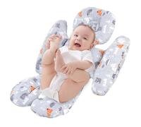 Infantt Insert de siège auto - Support de tête et de corps pour nouveau-né - Coussin de siège auto réversible 2 en 1 - Coussin universel pour poussette - Coussin doux pour sièges de voiture et