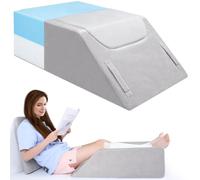 INFANZIA Coussin veineux en mousse à mémoire de forme pour surélever les jambes, coussin ergonomique pour soulever les jambes, relever les pieds, coussin de positionnement pour repose-genoux, coussin