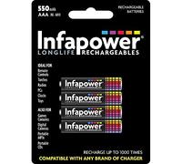 Infapower Infapower B009 Lot de 4 Piles Rechargeables AAA 550 mAh Ni-MH