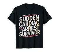 Infarctus du myocarde Cardiaque survivant d'un arrêt Cardiaque soudain T-Shirt Graphique avec Valeur