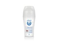 Infasil Déodorant Roll On Neutro Extra Délicate, Formule anti-taches sans sels d'aluminium, efficace jusqu'à 24 h, 50 ml
