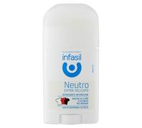 Infasil Déodorant Stick Neutro Extra Délicate, Formule anti-taches Sans sels d'aluminium, Efficace Jusqu'à 24 h, 50 ml