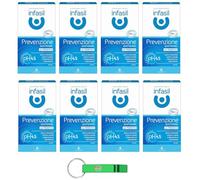 Infasil Intimo Prevenzione Quotidiana Lot de 8 nettoyants intimes quotidiens pour la prévention 200 ml + porte-clés Beni Culinari