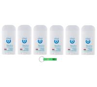 Infasil Neutro Delicato Lot de 6 déodorants en stick sans sels d'aluminium 50 ml + porte-clés Beni Culinari