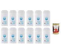 Infasil Neutro Extra Delicato Deostick Anti-Flecken - 12er Vorteilspack, sanfter Schutz ohne Rückstände, neutraler Duft, unisex, empfindliche Haut - + Italian Gourmet polpa