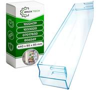 Inférieur Balconnet Frigo 440х85x85 mm avec le Code Original 1033020 1022439 pour Amica 07017830 pour Candy pour Haier pour Hoover pour Rosieres 806569 pour Gorenje - MADE IN EU - ONIX TECH