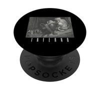 Inferno Dore Divina Comédie Dante Chant 5 Minotaure foncé PopSockets PopGrip Adhésif