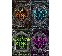 Inferno Rising Series 4-Book Collection Set by Abigail Owen - The Rogue King, The Blood King, The Warrior King, The Cursed King - Dragon Shifter Paranormal Romance