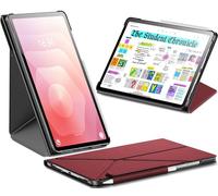 INFILAND Coque pour Samsung Galaxy Tab S11 2025 11 Pouces 5G (SM-X736B/SM-X730), Housse de Protection Mince avec Support Multi-Angle Magnétique Origami Stand, Auto Réveil/Veille (Bordeaux)