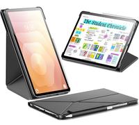 INFILAND Coque pour Samsung Galaxy Tab S11 2025 11 Pouces 5G (SM-X736B/SM-X730), Housse de Protection Mince avec Support Multi-Angle Magnétique Origami Stand, Auto Réveil/Veille (Noir)