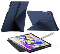 INFILAND Étui Coque pour Samsung Galaxy Tab A9+/ A9 Plus 11 Pouces 2023 - Book Cover Support Pliable avec Modes Paysage et Portrait avec Fonction Veille/réveil Automatique (Bleu Marine)