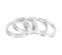 INFINAUTO Bagues De Centrage De Moyeu, 56,1 Mm De Diamètre Intérieur À 65,1 Mm De Diamètre Extérieur, En Alliage D'Aluminium, 4 Pièces