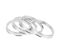 INFINAUTO Bagues De Centrage De Moyeu, 65,1 Mm De Diamètre Intérieur À 73,1 Mm De Diamètre Extérieur, En Alliage D'Aluminium, 4 Pièces