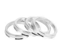 INFINAUTO Bagues De Centrage De Moyeu, Alliage D'Aluminium, 56,6 Mm De Diamètre Intérieur À 67,1 Mm De Diamètre Extérieur, 4 Pièces