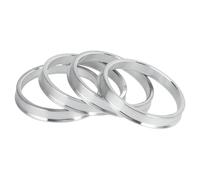 INFINAUTO Bagues De Centrage De Moyeu, Alliage D'Aluminium, 60,1 Mm De Diamètre Intérieur À 67,1 Mm De Diamètre Extérieur, 4 Pièces