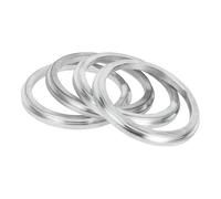 INFINAUTO Bagues De Centrage De Moyeu, Alliage D'Aluminium, 66,5 Mm De Diamètre Intérieur À 82 Mm De Diamètre Extérieur, 4 Pièces