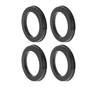 INFINAUTO Bagues De Centrage De Moyeu Noires 4 Pièces pour Voiture