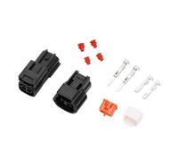 INFINAUTO Connecteur De Capteur De Température De L'Eau À 2 Broches, Fiche De Connecteur De Terminal De Fil Femelle De La Série 2.2 Mm Pour Nissan En Plastique Cuivre Bleu, 1 Ensemble