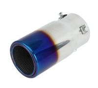 INFINAUTO Embouts D'Échappement Pour Toyota Land Cruiser 150 Prado 10-18 | Acier Inoxydable, Brûlé Bleu, Entrée 1,5" - 3,1", Sortie 3,5", Longueur 6,9", Boulon Sur, 1 Pc, Arrière, Silencieux