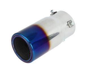 INFINAUTO Embouts D'Échappement Pour Toyota Land Cruiser 150 Prado 10-18 | Acier Inoxydable, Brûlé Bleu, Entrée 1,5" - 3,1", Sortie 3,5", Longueur 6,9", Boulon Sur, 1 Pc, Arrière, Silencieux