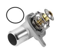 INFINAUTO Thermostat De Moteur Intérieur Pour Voiture Thermostat Housing Assembly No.12571261 Pour Chevrolet Silverado 1500 1999-2003 En Alliage D'Aluminium Ton Argent Durable