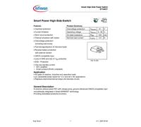 Infineon Technologies BTS462TATMA1 PMIC - Commutateur de distribution de puissance, circuit d'attaque de charge Haut potentiel