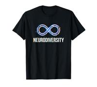 Infini de la neurodiversité | Acceptation de l'Autisme - Glitch Art T-Shirt