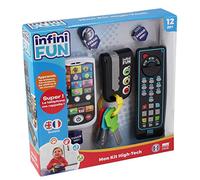 INFINIFUN - Mon Kit High Tech - Téléphone, télécommande et clés - Découvrir Les Animaux, Chiffres, Couleurs et Formes - Jeux Educatif pour Enfant - I13900
