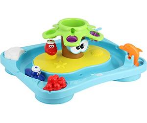 Infinifun- Taldec S17150 Petite Ile De Bain Jouet, Verte